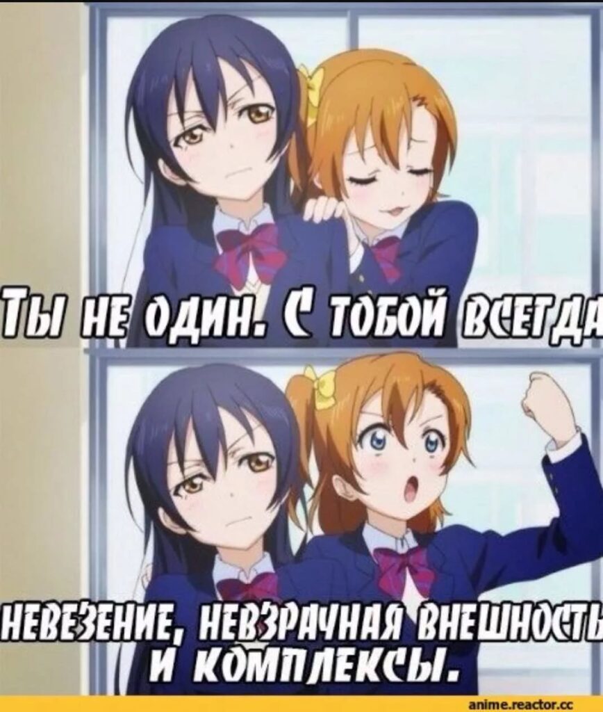 Угарные аниме мемы на русском про школу (24 картинки)