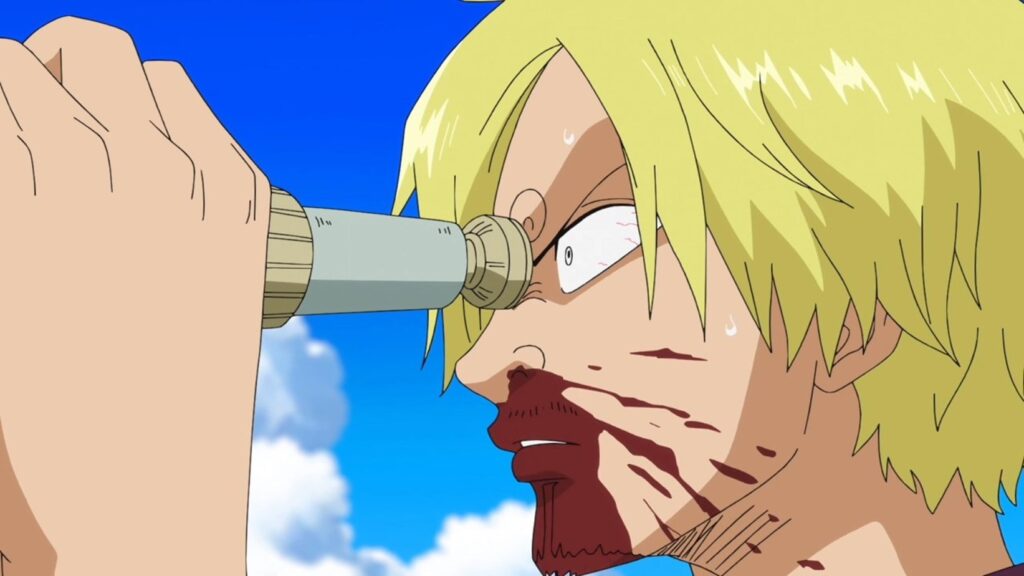 Почему у Санджи идет кровь из носа в One Piece?