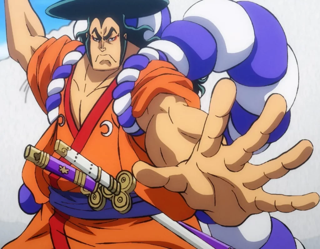 One Piece, эпизод 1050: Момоносукэ объявляет о своей цели, племя минков теряет преимущество, а Кайдо кусают.