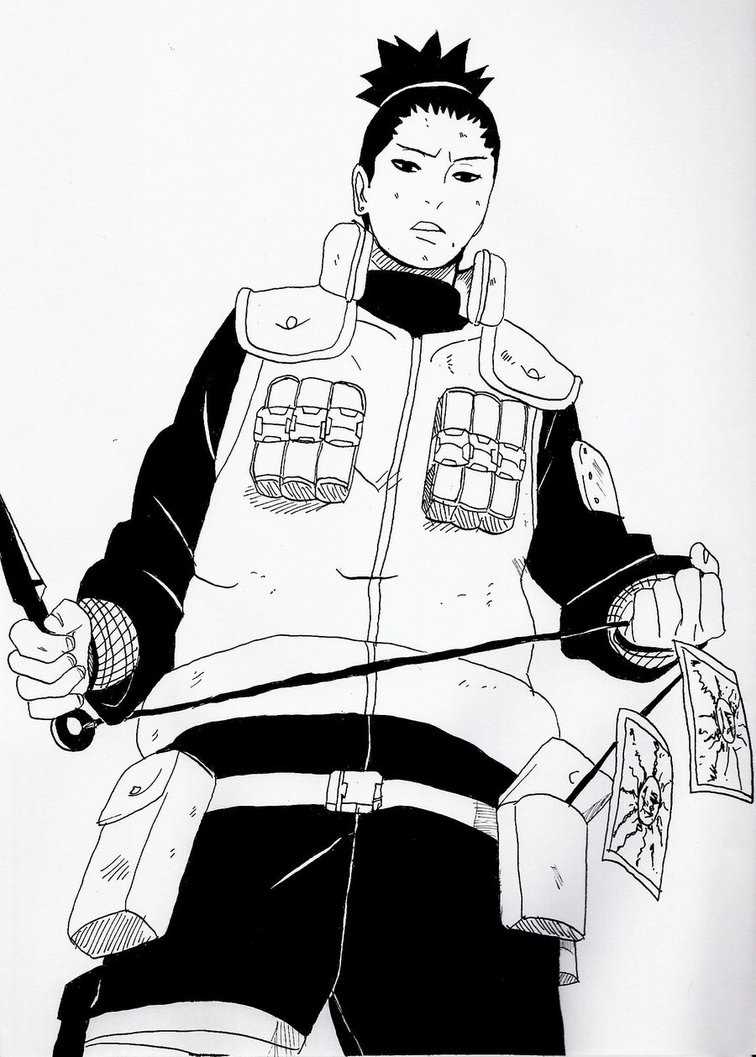 Рисунки персонажей Наруто в великолепных артах 007