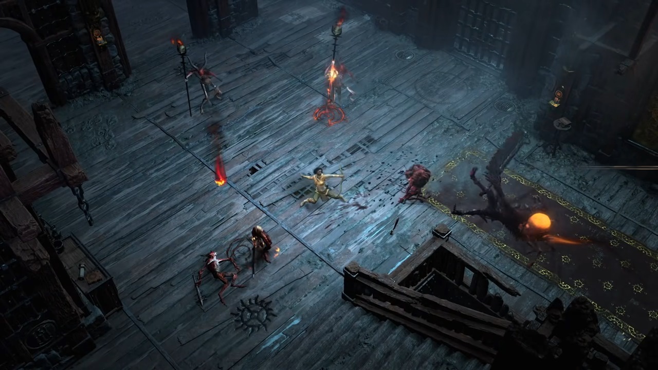 Играя за разбойника из Diablo 4, вы можете наносить урон вблизи, а затем бросаться прочь, чтобы расстрелять врагов на расстоянии.