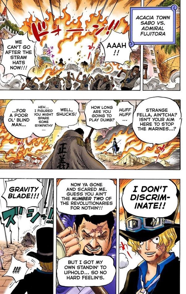 Почему все говорят, что Сабо в One Piece находится на уровне адмирала, когда он явно слабее Дофламинго 3