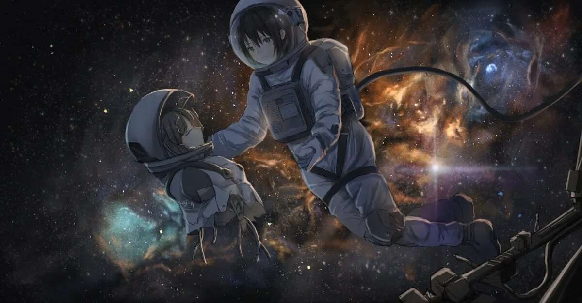 Аниме космонавт 15