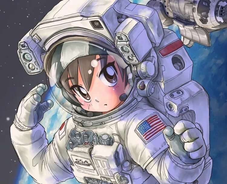 Аниме космонавт 2