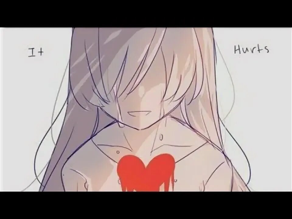 Аниме разбитое сердце девушки 1