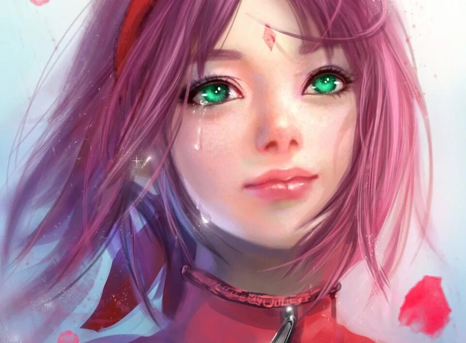 Девочка с розовыми глазами 19