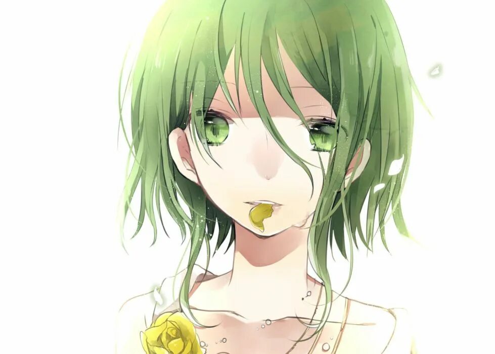Девочка с зелеными волосами аниме 10