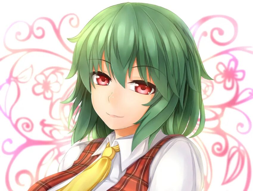 Девочка с зелеными волосами аниме 23