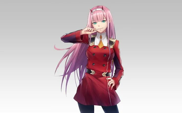 Девушка с розовыми волосами и рожками из какого аниме 11