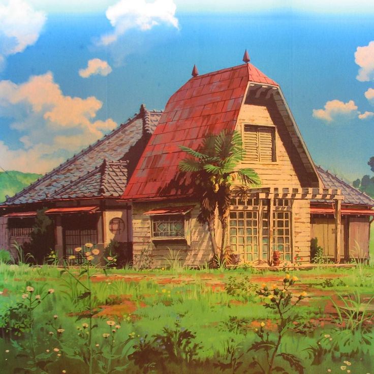 Дом Хаяо Миядзаки арт 15