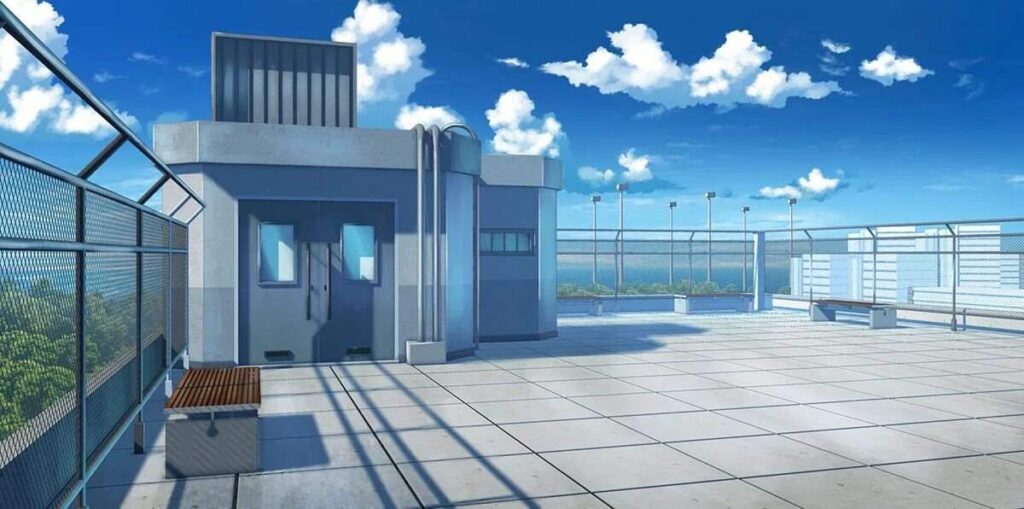 На высоте аниме: фоны школьных крыш