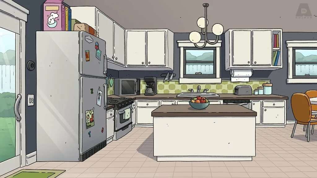 Кухня в стиле аниме 17
