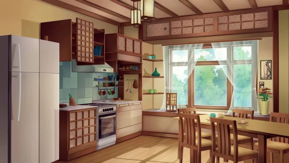 Кухня в стиле аниме 2