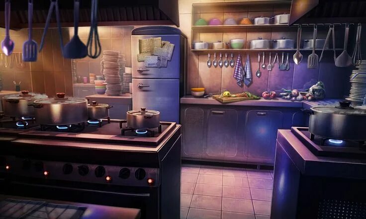 Кухня в стиле аниме 21