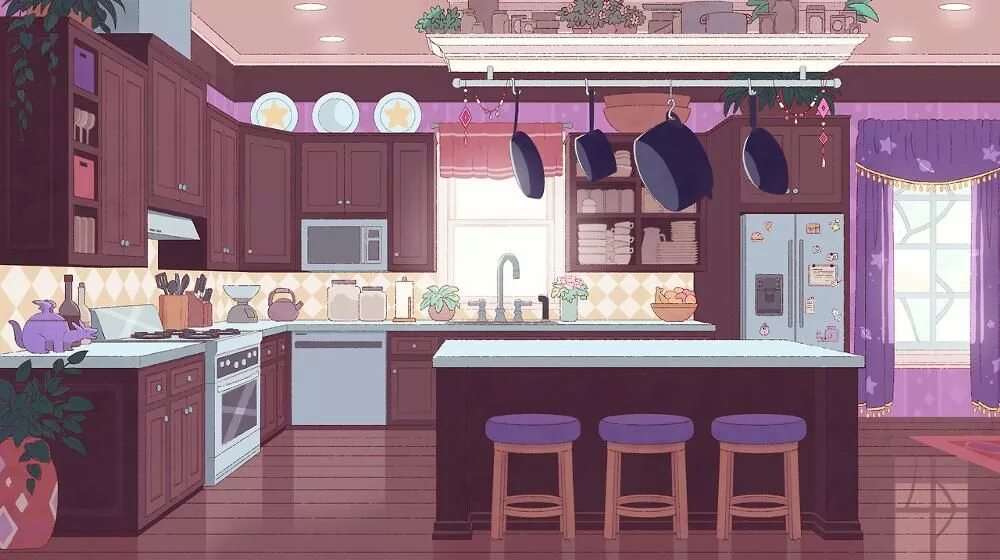 Кухня в стиле аниме 3