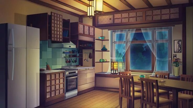 Кухня в стиле аниме 6