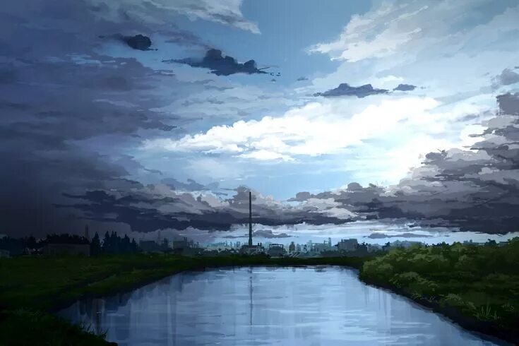 Озеро аниме 13