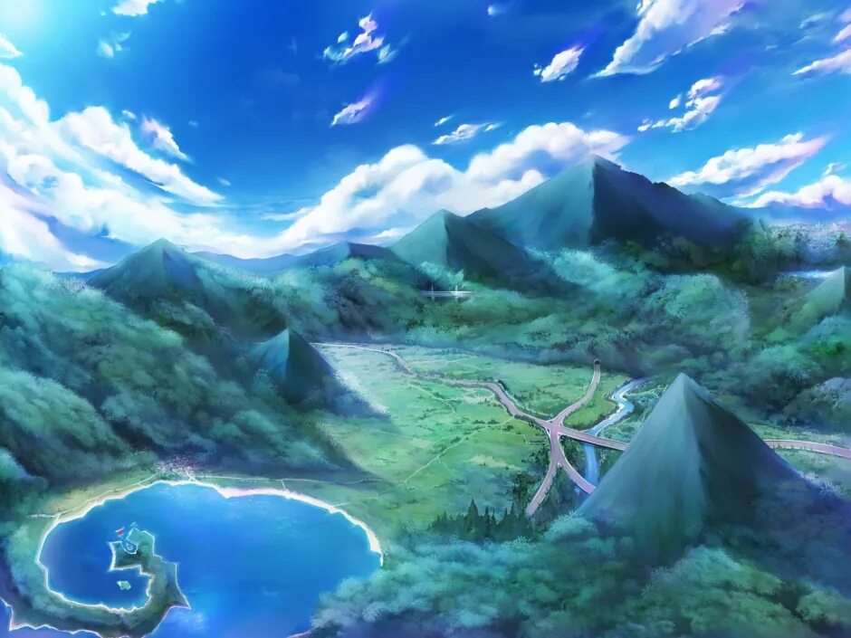 Озеро аниме 23