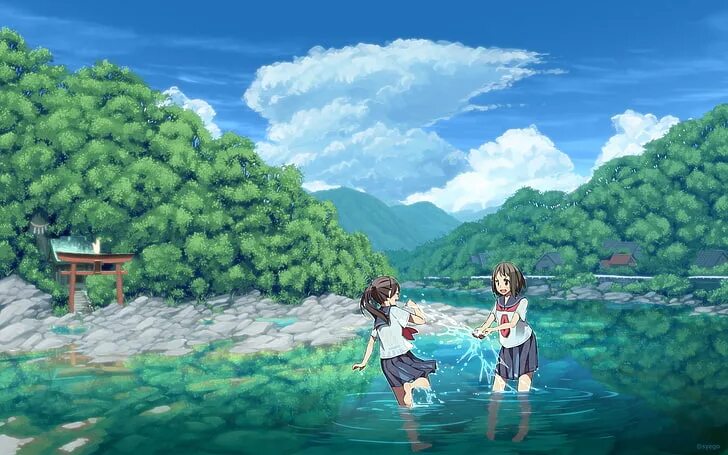 Озеро аниме 7
