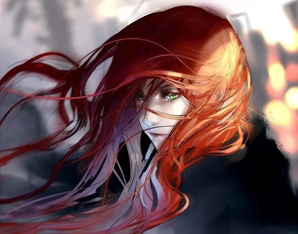 Персонажи с длинными рыжими волосами 7