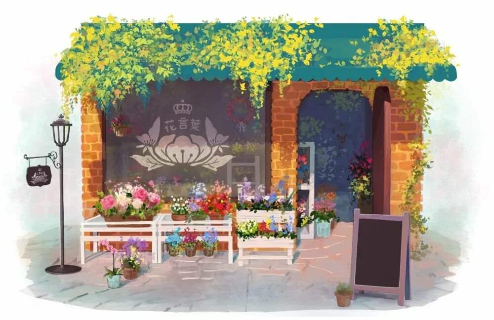 Цветочный магазин арт 2