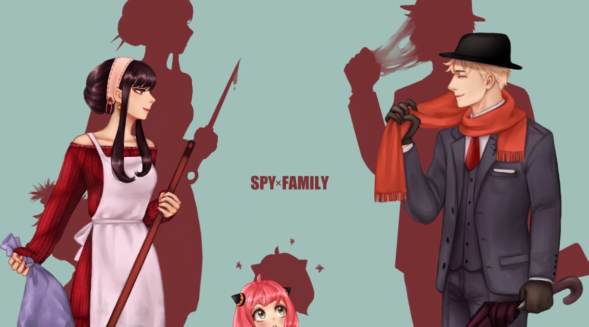 Семья шпиона Барнаби со серпом и цепью